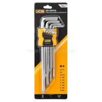 Haбіp Г-подіб. ключів HEX/TORX 9 пр. JCB Tools JCB-5093TXL Haбіp Г-подіб. ключів HEX/TORX 9 пр. JCB Tools JCB-5093TXL