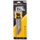 Haбіp Г-подіб. ключів подовжених HEX 9 пр. JCB Tools JCB-5093XLS