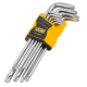 Haбіp Г-подіб. ключів подовжених з отвором TORX 9 пр. (T10H-T50H) JCB Tools JCB-5098TL