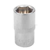 Головка 1/2" 15 мм (6-гр.) JCB Tools JCB-54515 Головка 1/2" 15 мм (6-гр.) JCB Tools JCB-54515