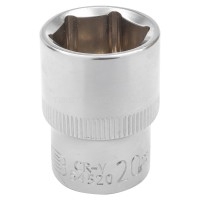 Головка 1/2" 20 мм (6-гр.) JCB Tools JCB-54520 Головка 1/2" 20 мм (6-гр.) JCB Tools JCB-54520