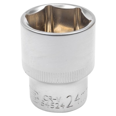 Головка 1/2" 24 мм (6-гр.) JCB Tools JCB-54524 Головка 1/2" 24 мм (6-гр.) JCB Tools JCB-54524