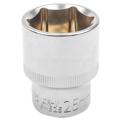 Головка 1/2" 25 мм (6-гр.) JCB Tools JCB-54525 Головка 1/2" 25 мм (6-гр.) JCB Tools JCB-54525