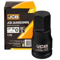 Головка-біта ударна HEX 3/4" 28 мм JCB Tools JCB-26410028MPB