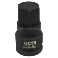 Головка-біта ударна HEX 3/4" 32 мм JCB Tools JCB-26410032MPB