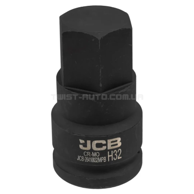 Головка-біта ударна HEX 3/4" 32 мм JCB Tools JCB-26410032MPB Головка-біта ударна HEX 3/4" 32 мм JCB Tools JCB-26410032MPB