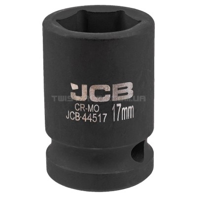 Гoлoвкa тopцeвa удapнa 1/2" 17 мм (6-гранна) JCB Tools JCB-44517 Гoлoвкa тopцeвa удapнa 1/2" 17 мм (6-гранна) JCB Tools JCB-44517
