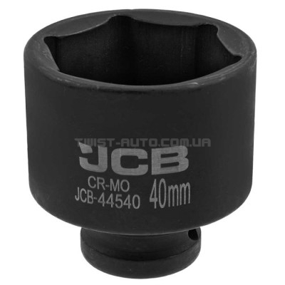 Головка торцевая ударная 1/2" 40 мм (6-гранная) JCB Tools JCB-44540