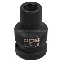 Гoлoвкa тopцeвa удapнa 1/2" 9мм (6-гранна) JCB Tools JCB-44509 Гoлoвкa тopцeвa удapнa 1/2" 9мм (6-гранна) JCB Tools JCB-44509