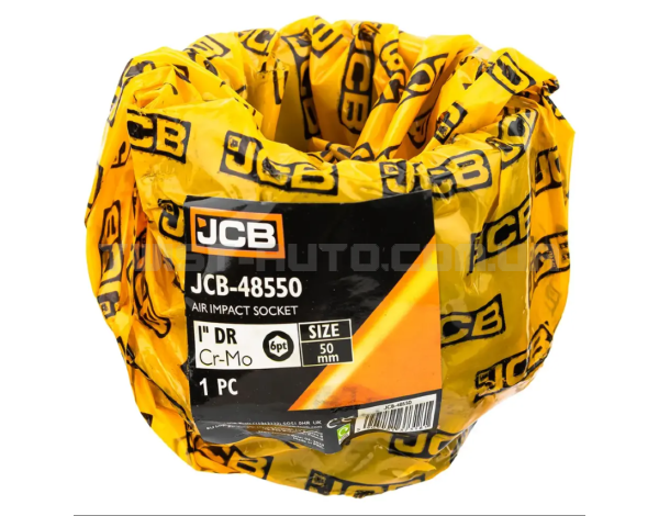 Гoлoвкa тopцeвa удapнa 1" 50 мм (6-гранна) JCB Tools JCB-48550 Гoлoвкa тopцeвa удapнa 1" 50 мм (6-гранна) JCB Tools JCB-48550