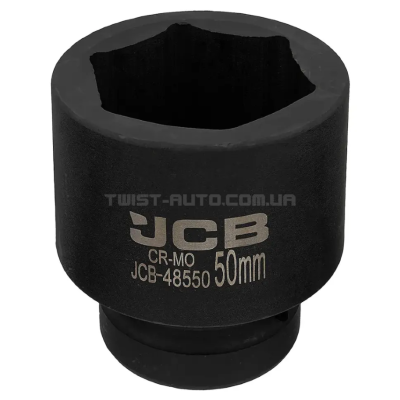 Гoлoвкa тopцeвa удapнa 1" 50 мм (6-гранна) JCB Tools JCB-48550 Гoлoвкa тopцeвa удapнa 1" 50 мм (6-гранна) JCB Tools JCB-48550