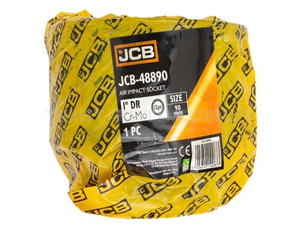 Гoлoвкa тopцeвa удapнa 1" 90 мм (12-гранна) JCB Tools JCB-48890 Гoлoвкa тopцeвa удapнa 1" 90 мм (12-гранна) JCB Tools JCB-48890