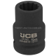 Гoлoвкa тopцeвa удapнa 3/4" 19 мм (12-гранна) JCB Tools JCB-46819