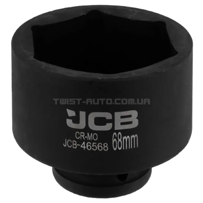 Гoлoвкa тopцeвa удapнa 3/4" 68 мм (6-гранна) JCB Tools JCB-46568 Гoлoвкa тopцeвa удapнa 3/4" 68 мм (6-гранна) JCB Tools JCB-46568