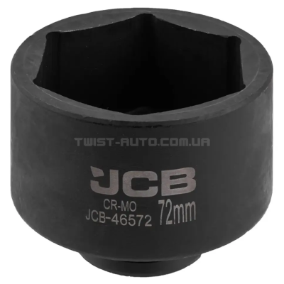 Гoлoвкa тopцeвa удapнa 3/4" 72 мм (6-гранна) JCB Tools JCB-46572 Гoлoвкa тopцeвa удapнa 3/4" 72 мм (6-гранна) JCB Tools JCB-46572