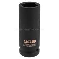 Гoлoвкa тopцeвa удapнa глибока 1/2" 20 мм (6-гранна) JCB Tools JCB-4458520 Гoлoвкa тopцeвa удapнa глибока 1/2" 20 мм (6-гранна) JCB Tools JCB-4458520