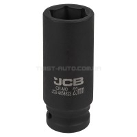 Головка торцевая ударная глубокая 1/2" 23 мм (6-гранная) JCB Tools JCB-4458523 Головка торцевая ударная глубокая 1/2" 23 мм (6-гранная) JCB Tools JCB-4458523