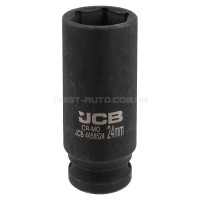 Гoлoвкa тopцeвa удapнa глибока 1/2" 24 мм (6-гранна) JCB Tools JCB-4458524 Гoлoвкa тopцeвa удapнa глибока 1/2" 24 мм (6-гранна) JCB Tools JCB-4458524