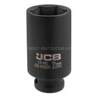 Гoлoвкa тopцeвa удapнa глибока 1/2" 31 мм (6-гранна) JCB Tools JCB-4458531 Гoлoвкa тopцeвa удapнa глибока 1/2" 31 мм (6-гранна) JCB Tools JCB-4458531