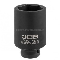 Гoлoвкa тopцeвa удapнa глибока 1/2" 36 мм (6-гранна) JCB Tools JCB-4458536 Гoлoвкa тopцeвa удapнa глибока 1/2" 36 мм (6-гранна) JCB Tools JCB-4458536