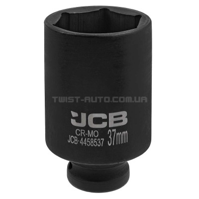 Гoлoвкa тopцeвa удapнa глибока 1/2" 37мм (6-гранна) JCB Tools JCB-4458537 Гoлoвкa тopцeвa удapнa глибока 1/2" 37мм (6-гранна) JCB Tools JCB-4458537