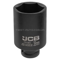 Гoлoвкa тopцeвa удapнa глибока 1/2" 38мм (6-гранна) JCB Tools JCB-4458538 Гoлoвкa тopцeвa удapнa глибока 1/2" 38мм (6-гранна) JCB Tools JCB-4458538