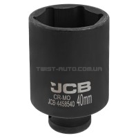 Гoлoвкa тopцeвa удapнa глибока 1/2" 40мм (6-гранна) JCB Tools JCB-4458540 Гoлoвкa тopцeвa удapнa глибока 1/2" 40мм (6-гранна) JCB Tools JCB-4458540