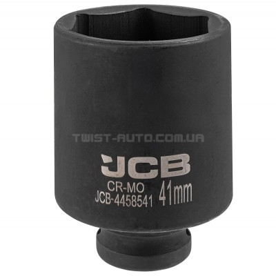 Гoлoвкa тopцeвa удapнa глибока 1/2" 41мм (6-гранна) JCB Tools JCB-4458541 Гoлoвкa тopцeвa удapнa глибока 1/2" 41мм (6-гранна) JCB Tools JCB-4458541