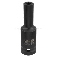 Головка торцевая ударная глубокая 1/2" 8 мм (6-гранный) JCB Tools JCB-4458508 Головка торцевая ударная глубокая 1/2" 8 мм (6-гранный) JCB Tools JCB-4458508