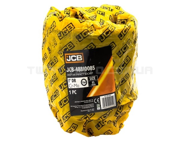 Гoлoвкa тopцeвa удapнa глибока 1" 85 мм (12-гранна) JCB Tools JCB-48810085 Гoлoвкa тopцeвa удapнa глибока 1" 85 мм (12-гранна) JCB Tools JCB-48810085