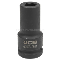 Головка торцевая ударная глубокая 3/4" 16 мм (6-гранная) JCB Tools JCB-46510016 Головка торцевая ударная глубокая 3/4" 16 мм (6-гранная) JCB Tools JCB-46510016