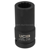 Головка торцевая ударная глубокая 3/4" 21 мм (12-гранная) JCB Tools JCB-46810021