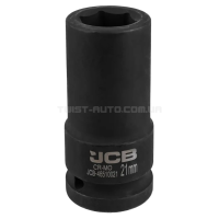 Гoлoвкa тopцeвa удapнa глибока 3/4" 21 мм (6-гранна) JCB Tools JCB-46510021 Гoлoвкa тopцeвa удapнa глибока 3/4" 21 мм (6-гранна) JCB Tools JCB-46510021