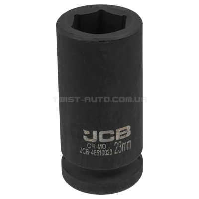 Гoлoвкa тopцeвa удapнa глибока 3/4" 23 мм (6-гранна) JCB Tools JCB-46510023 Гoлoвкa тopцeвa удapнa глибока 3/4" 23 мм (6-гранна) JCB Tools JCB-46510023