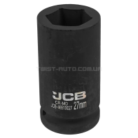 Гoлoвкa тopцeвa удapнa глибока 3/4" 27 мм (6-гранна) JCB Tools JCB-46510027 Гoлoвкa тopцeвa удapнa глибока 3/4" 27 мм (6-гранна) JCB Tools JCB-46510027