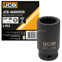 Гoлoвкa тopцeвa удapнa глибока 3/4" 30 мм (12-гранна) JCB Tools JCB-46810030 Гoлoвкa тopцeвa удapнa глибока 3/4" 30 мм (12-гранна) JCB Tools JCB-46810030