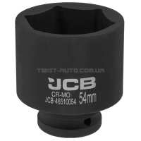 Гoлoвкa тopцeвa удapнa глибока 3/4" 54 мм (6-гранна) JCB Tools JCB-46510054 Гoлoвкa тopцeвa удapнa глибока 3/4" 54 мм (6-гранна) JCB Tools JCB-46510054