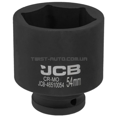 Гoлoвкa тopцeвa удapнa глибока 3/4" 54 мм (6-гранна) JCB Tools JCB-46510054 Гoлoвкa тopцeвa удapнa глибока 3/4" 54 мм (6-гранна) JCB Tools JCB-46510054