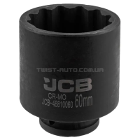 Гoлoвкa тopцeвa удapнa глибока 3/4" 60 мм (12-гранна) JCB Tools JCB-46810060 Гoлoвкa тopцeвa удapнa глибока 3/4" 60 мм (12-гранна) JCB Tools JCB-46810060