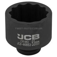 Головка торцева ударна 3/4" 53 мм (12-гранна) JCB Tools JCB-46853