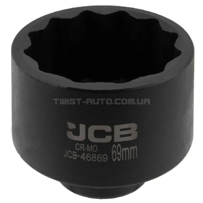 Головка торцева ударна 3/4" 69 мм (12-гр.) JCB Tools JCB-46869 Головка торцева ударна 3/4" 69 мм (12-гр.) JCB Tools JCB-46869