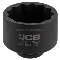 Головка торцева ударна 3/4" 71 мм (12-гр.) JCB Tools JCB-46871