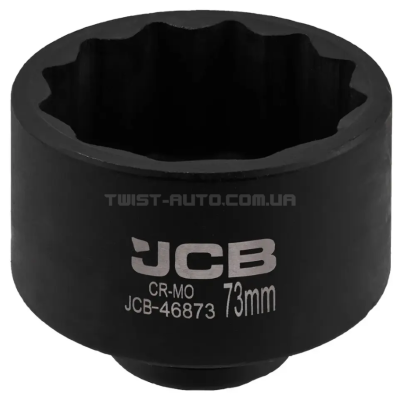 Головка торцева ударна 3/4" 73 мм (12-гр.) JCB Tools JCB-46873 Головка торцева ударна 3/4" 73 мм (12-гр.) JCB Tools JCB-46873