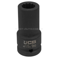 Головка торцевая ударная глубокая 3/4" 18 мм (12-гранная) JCB Tools JCB-46810018 Головка торцевая ударная глубокая 3/4" 18 мм (12-гранная) JCB Tools JCB-46810018