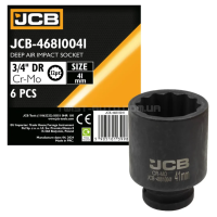 Головка торцевая ударная глубокая 3/4" 41 мм (12-гранная) JCB Tools JCB-46810041 Головка торцевая ударная глубокая 3/4" 41 мм (12-гранная) JCB Tools JCB-46810041