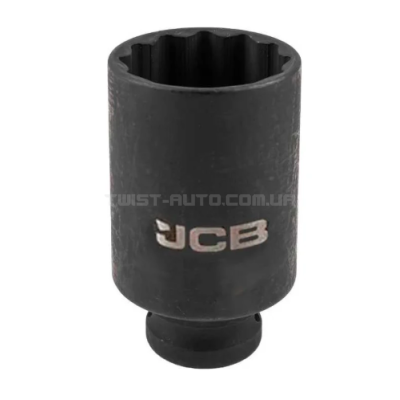 Головка торцева ударна глибока 3/4" 45 мм (12-гранна) JCB Tools JCB-46810045 Головка торцева ударна глибока 3/4" 45 мм (12-гранна) JCB Tools JCB-46810045