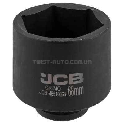 Головка торцева ударна глибока 3/4" 68 мм (6-гр.) JCB Tools JCB-46510068 Головка торцева ударна глибока 3/4" 68 мм (6-гр.) JCB Tools JCB-46510068