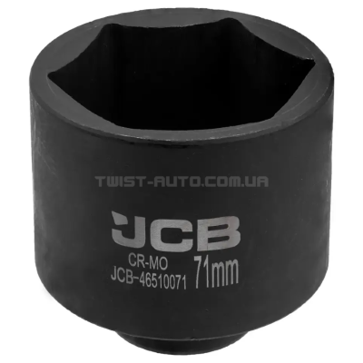 Головка торцева ударна глибока 3/4" 71 мм (6-гр.) JCB Tools JCB-46510071 Головка торцева ударна глибока 3/4" 71 мм (6-гр.) JCB Tools JCB-46510071