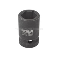 Головка торцева ударна 1/2" 16 мм (6-гр.) FORCEKRAFT FK-44516 Головка торцева ударна 1/2" 16 мм (6-гр.) FORCEKRAFT FK-44516
