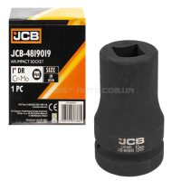 Головка ударная для футорки 1" 19 мм (4-гранная) JCB Tools JCB-4819019 Головка ударная для футорки 1" 19 мм (4-гранная) JCB Tools JCB-4819019